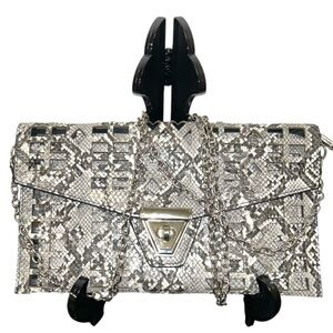 3AM Forever Laser-cut Snake-Print Envelope Crossbody/Clutch…